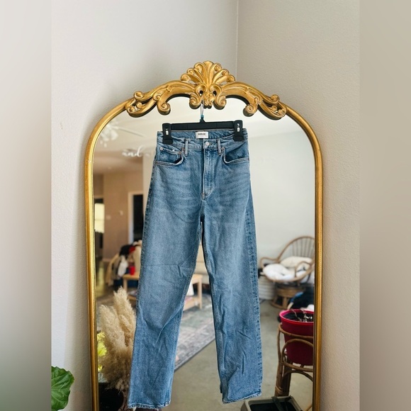 Agolde Highrise stovepipe jeans size 26 - Picture 1 of 2